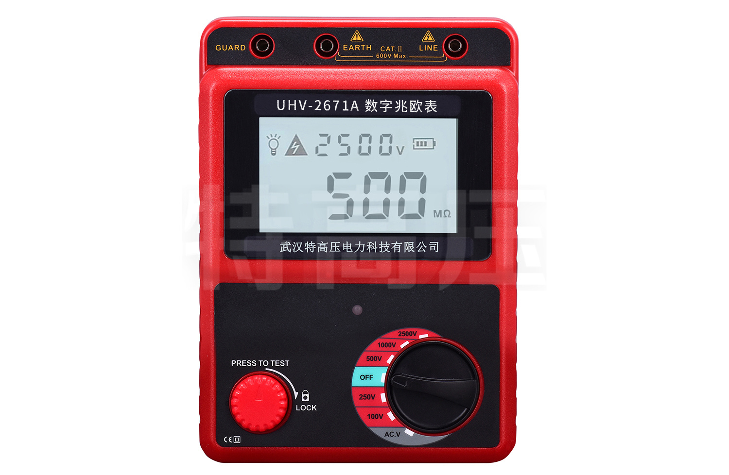 UHV-2671A 數(shù)字兆歐表(2500V)
